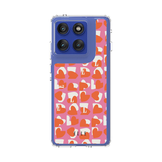 スリムプロテクションケース［ ELLE - Saint Valentin - ピンク ］