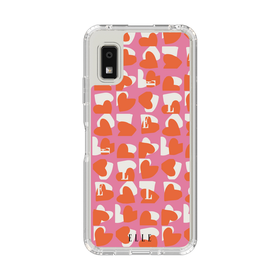 スリムプロテクションケース［ ELLE - Saint Valentin - ピンク ］