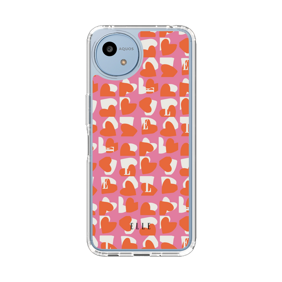 スリムプロテクションケース［ ELLE - Saint Valentin - ピンク ］