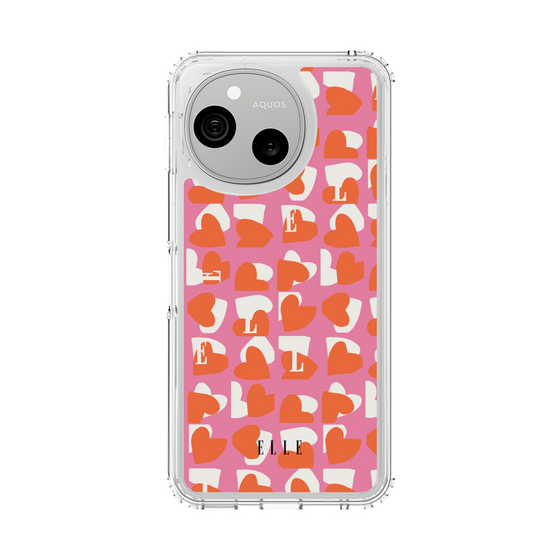 スリムプロテクションケース［ ELLE - Saint Valentin - ピンク ］