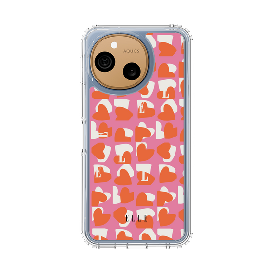 スリムプロテクションケース［ ELLE - Saint Valentin - ピンク ］