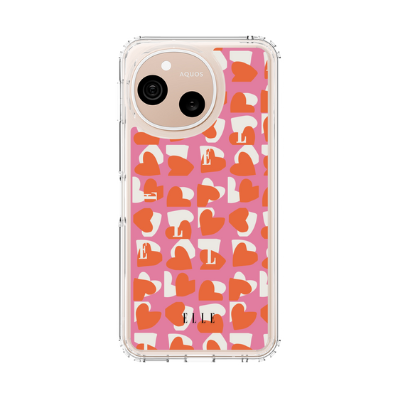 スリムプロテクションケース［ ELLE - Saint Valentin - ピンク ］