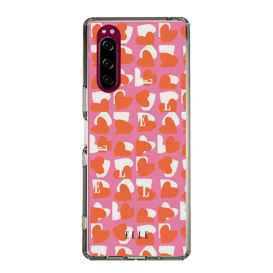 スリムプロテクションケース［ ELLE - Saint Valentin - ピンク ］