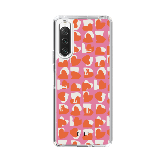 スリムプロテクションケース［ ELLE - Saint Valentin - ピンク ］