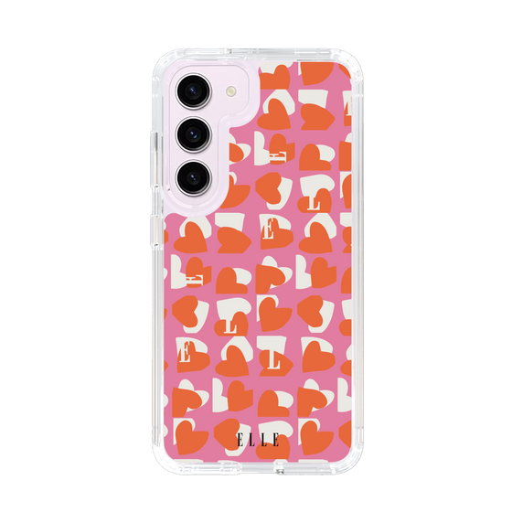 スリムプロテクションケース［ ELLE - Saint Valentin - ピンク ］