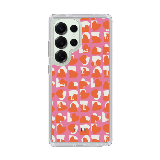 スリムプロテクションケース［ ELLE - Saint Valentin - ピンク ］