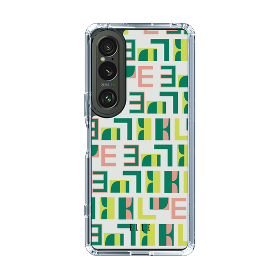 スリムプロテクションケース［ ELLE - Iconics Prints2 ］