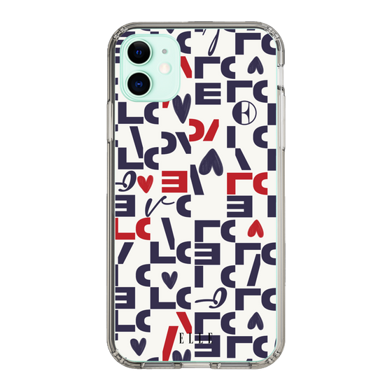 スリムプロテクションケース［ ELLE - Simply Graphical ］