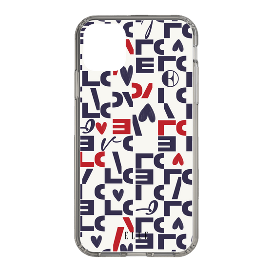 スリムプロテクションケース［ ELLE - Simply Graphical ］