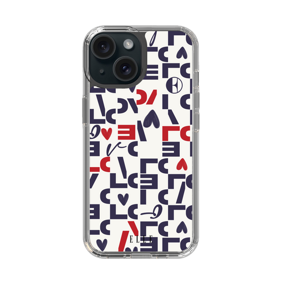 スリムプロテクションケース［ ELLE - Simply Graphical ］