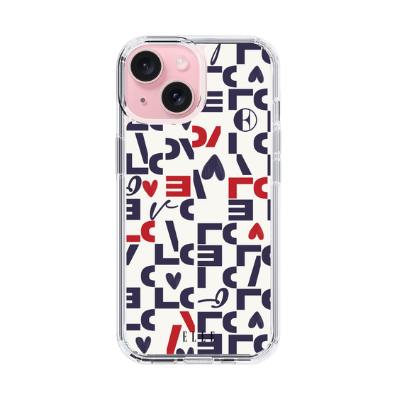 スリムプロテクションケース［ ELLE - Simply Graphical ］