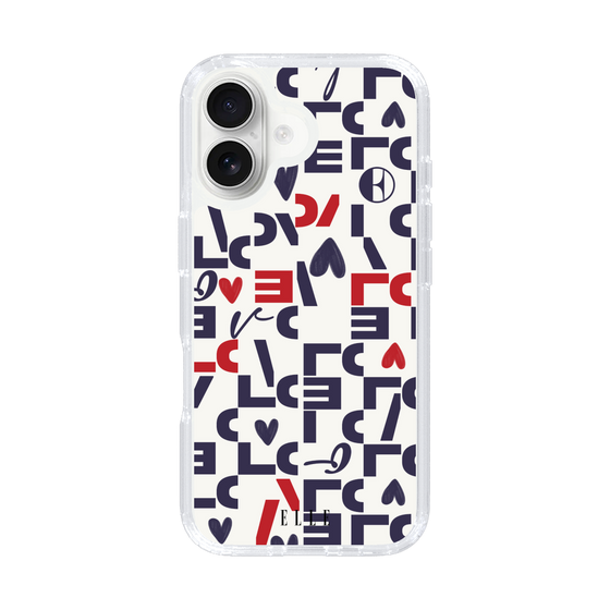 スリムプロテクションケース［ ELLE - Simply Graphical ］