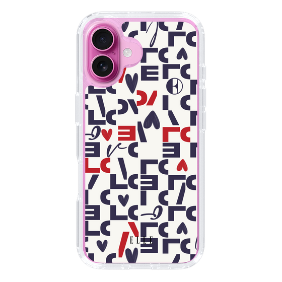 スリムプロテクションケース［ ELLE - Simply Graphical ］