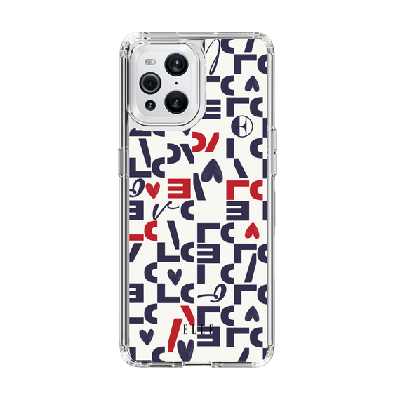 スリムプロテクションケース［ ELLE - Simply Graphical ］