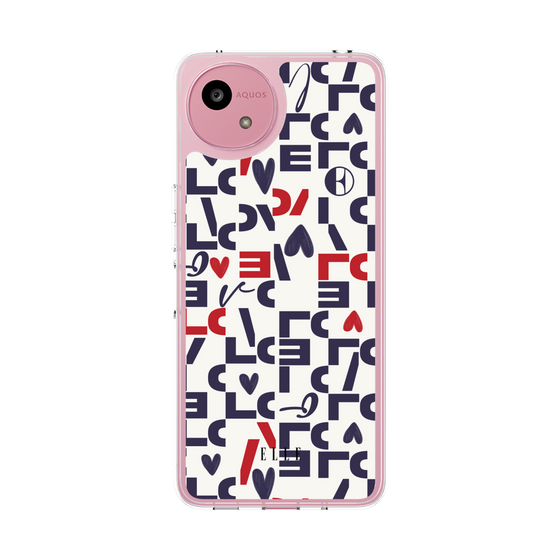 スリムプロテクションケース［ ELLE - Simply Graphical ］