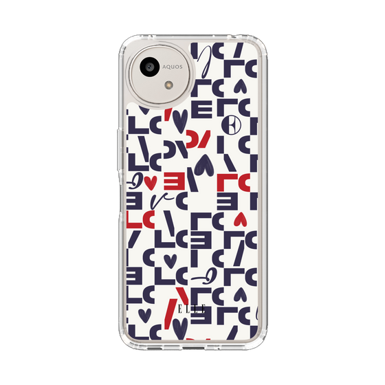 スリムプロテクションケース［ ELLE - Simply Graphical ］