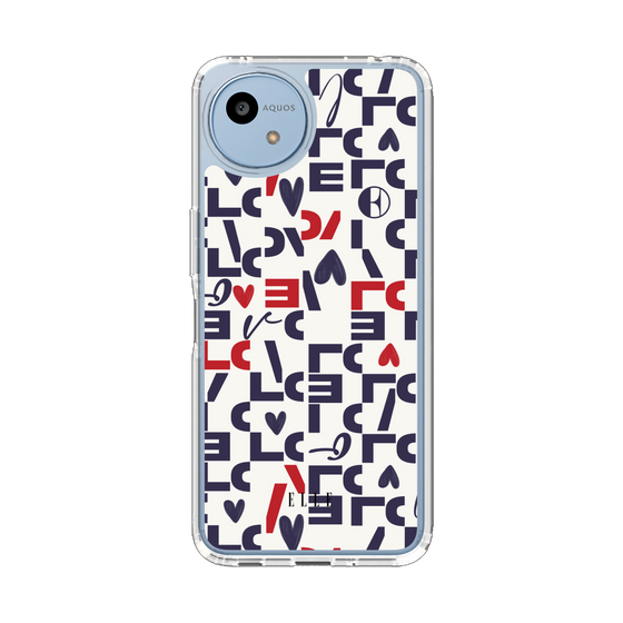 スリムプロテクションケース［ ELLE - Simply Graphical ］