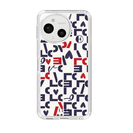 スリムプロテクションケース［ ELLE - Simply Graphical ］