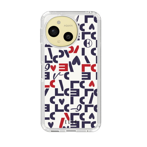 スリムプロテクションケース［ ELLE - Simply Graphical ］