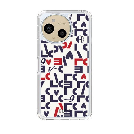 スリムプロテクションケース［ ELLE - Simply Graphical ］