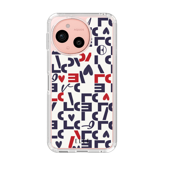 スリムプロテクションケース［ ELLE - Simply Graphical ］