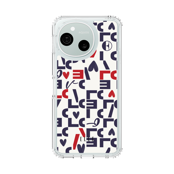 スリムプロテクションケース［ ELLE - Simply Graphical ］