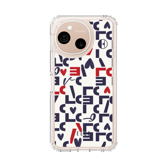 スリムプロテクションケース［ ELLE - Simply Graphical ］