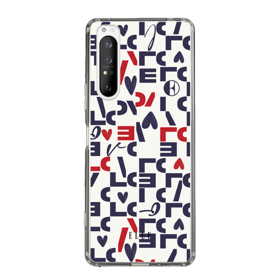 スリムプロテクションケース［ ELLE - Simply Graphical ］