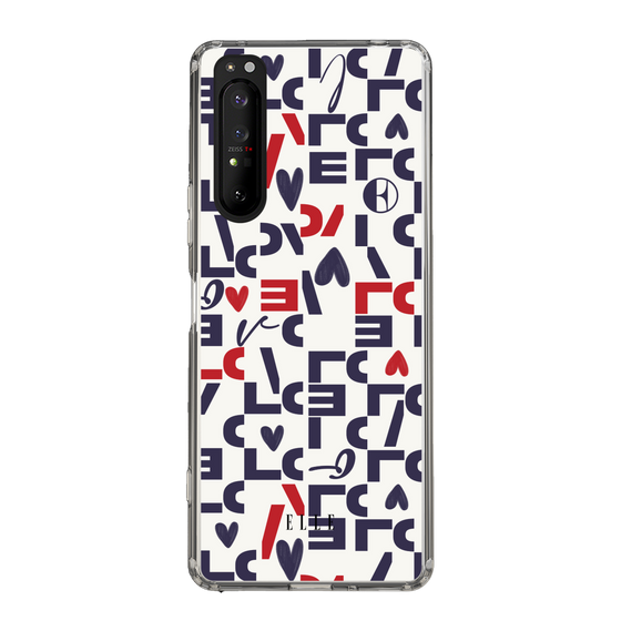 スリムプロテクションケース［ ELLE - Simply Graphical ］