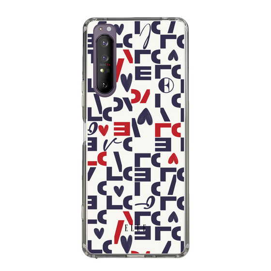 スリムプロテクションケース［ ELLE - Simply Graphical ］