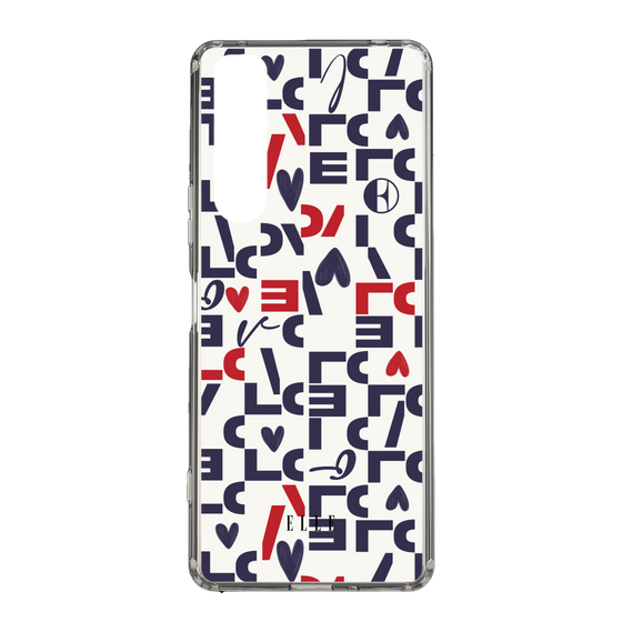 スリムプロテクションケース［ ELLE - Simply Graphical ］