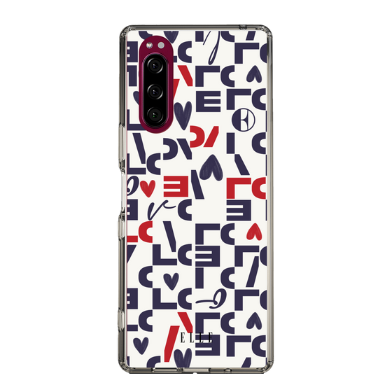 スリムプロテクションケース［ ELLE - Simply Graphical ］