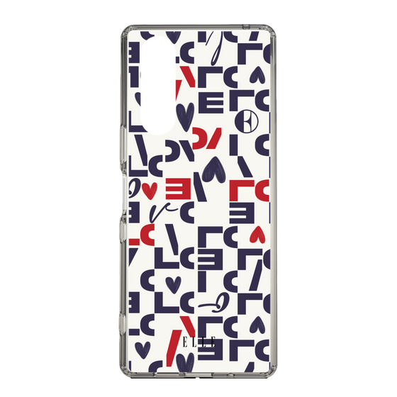 スリムプロテクションケース［ ELLE - Simply Graphical ］