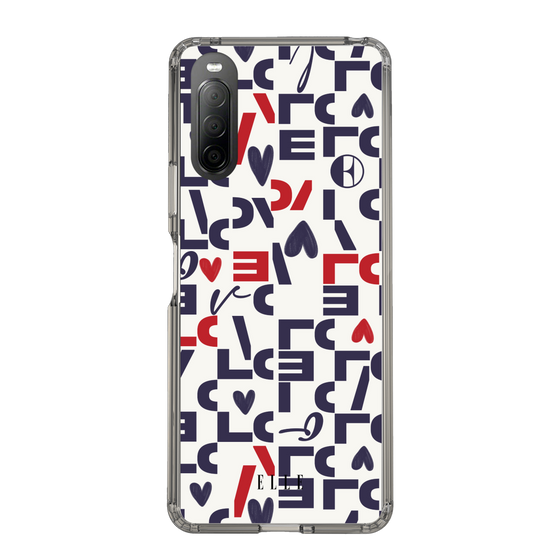スリムプロテクションケース［ ELLE - Simply Graphical ］
