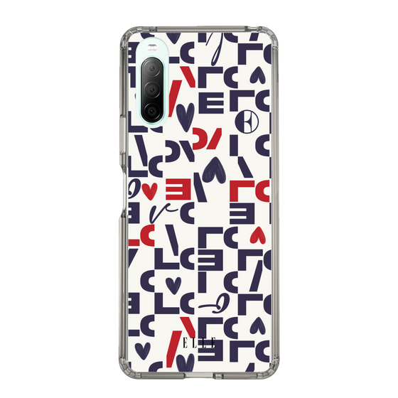 スリムプロテクションケース［ ELLE - Simply Graphical ］
