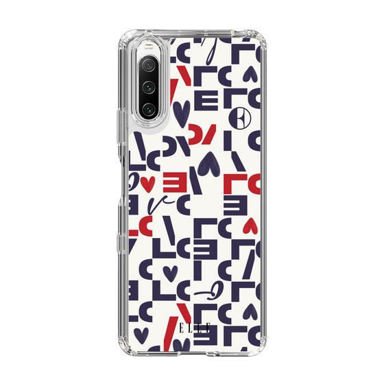 スリムプロテクションケース［ ELLE - Simply Graphical ］