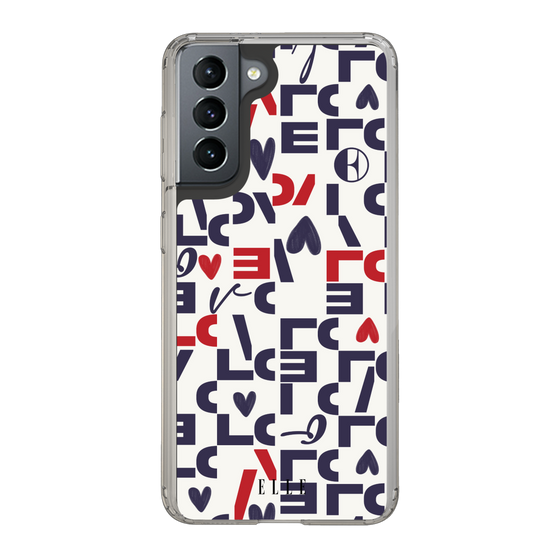 スリムプロテクションケース［ ELLE - Simply Graphical ］