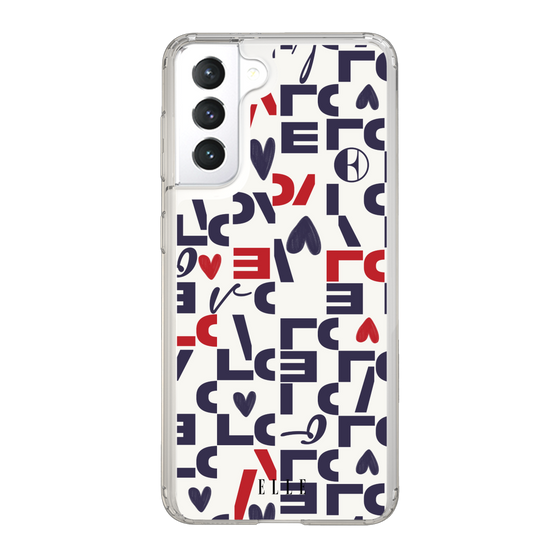 スリムプロテクションケース［ ELLE - Simply Graphical ］