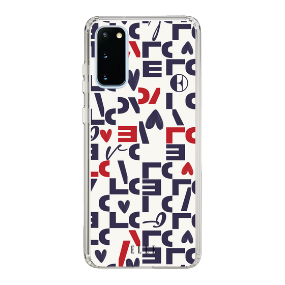 スリムプロテクションケース［ ELLE - Simply Graphical ］
