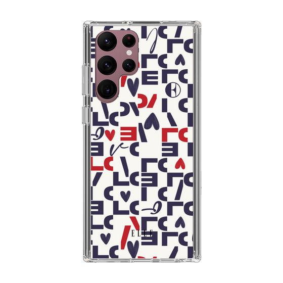 スリムプロテクションケース［ ELLE - Simply Graphical ］