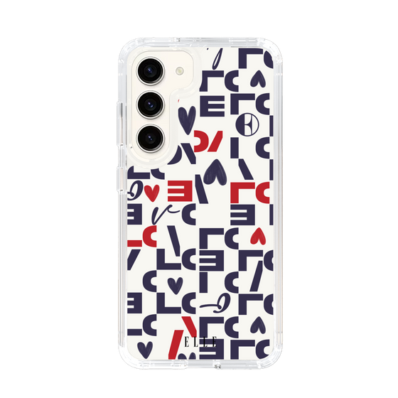 スリムプロテクションケース［ ELLE - Simply Graphical ］