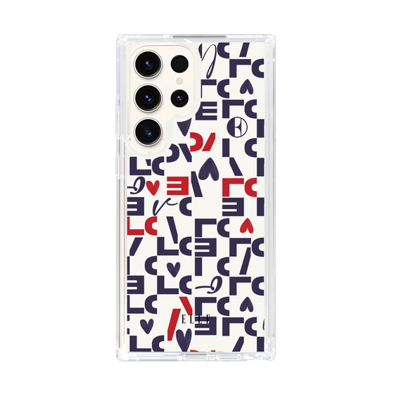 スリムプロテクションケース［ ELLE - Simply Graphical ］