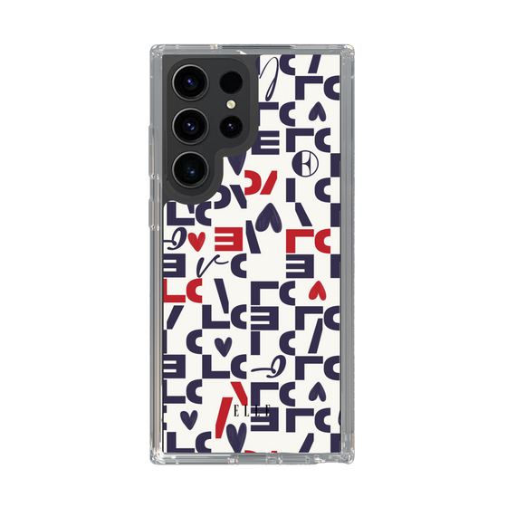 スリムプロテクションケース［ ELLE - Simply Graphical ］