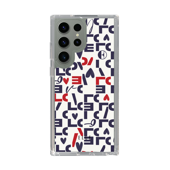 スリムプロテクションケース［ ELLE - Simply Graphical ］