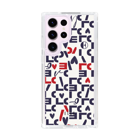 スリムプロテクションケース［ ELLE - Simply Graphical ］