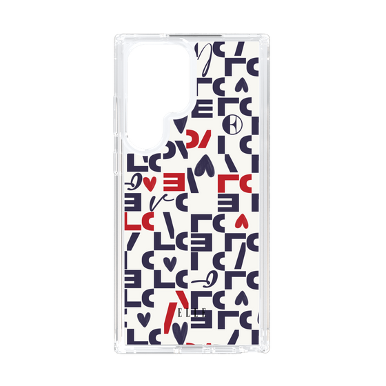 スリムプロテクションケース［ ELLE - Simply Graphical ］