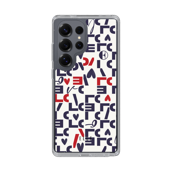 スリムプロテクションケース［ ELLE - Simply Graphical ］