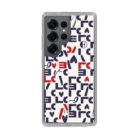 スリムプロテクションケース［ ELLE - Simply Graphical ］
