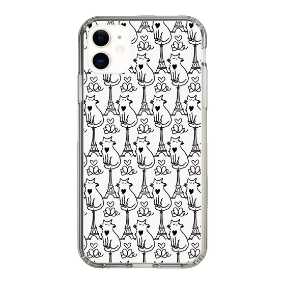 スリムプロテクションケース［ ELLE - Cats ］