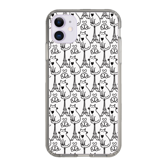 スリムプロテクションケース［ ELLE - Cats ］